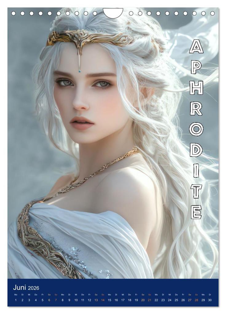 Weitere Ansicht: Zeus - Umringt von griechischen Göttern (Wandkalender 2026 DIN A4 hoch), CALVENDO Monatskalender | Liselotte Brunner-Klaus, Calvendo