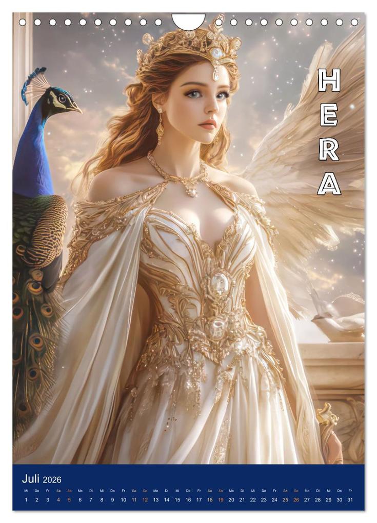 Weitere Ansicht: Zeus - Umringt von griechischen Göttern (Wandkalender 2026 DIN A4 hoch), CALVENDO Monatskalender | Liselotte Brunner-Klaus, Calvendo