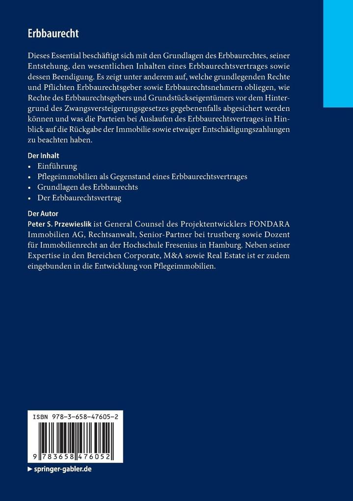 Weitere Ansicht: Erbbaurecht | Peter S. Przewieslik