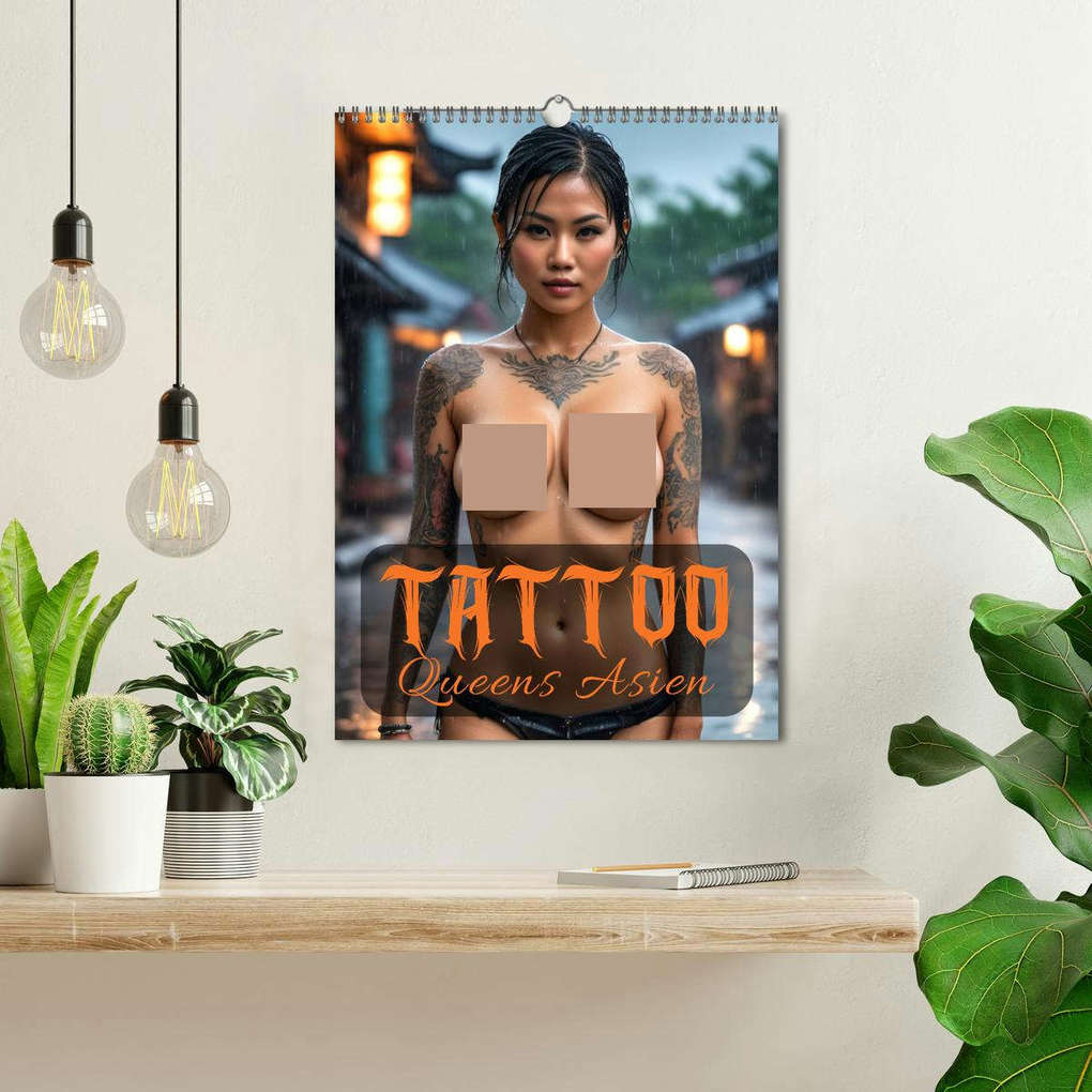 Weitere Ansicht: Tattoo Queens Asien (Wandkalender 2026 DIN A3 hoch), CALVENDO Monatskalender | Calvendo, ShirtScene, ShirtScene ShirtScene