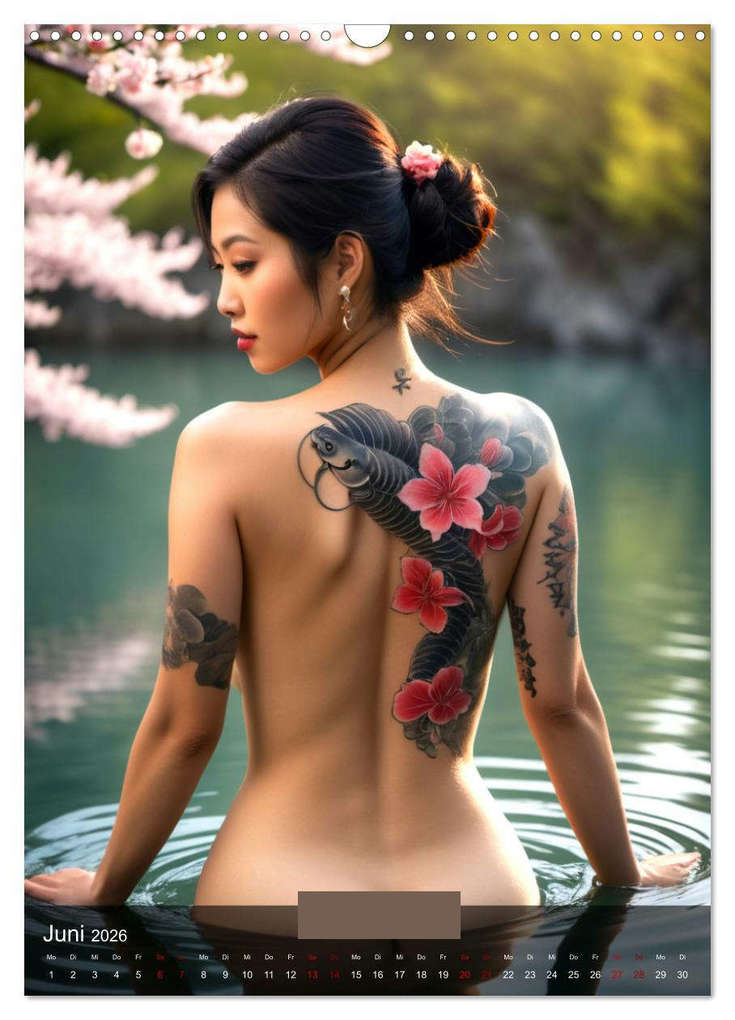 Weitere Ansicht: Tattoo Queens Asien (Wandkalender 2026 DIN A3 hoch), CALVENDO Monatskalender | Calvendo, ShirtScene, ShirtScene ShirtScene
