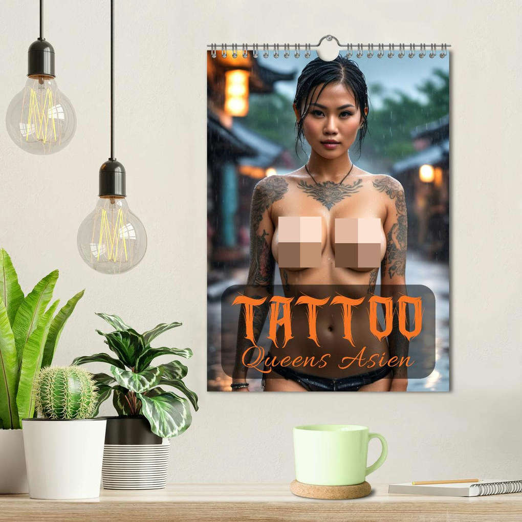 Weitere Ansicht: Tattoo Queens Asien (Wandkalender 2026 DIN A4 hoch), CALVENDO Monatskalender | Calvendo, ShirtScene, ShirtScene ShirtScene