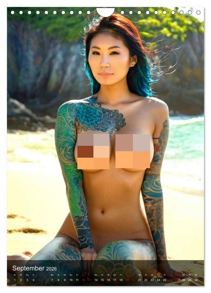 Weitere Ansicht: Tattoo Queens Asien (Wandkalender 2026 DIN A4 hoch), CALVENDO Monatskalender | Calvendo, ShirtScene, ShirtScene ShirtScene