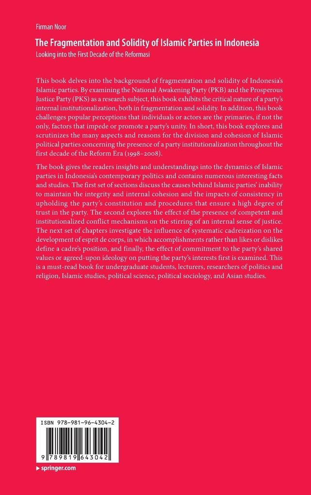 Weitere Ansicht: The Fragmentation and Solidity of Islamic Parties in Indonesia | Firman Noor