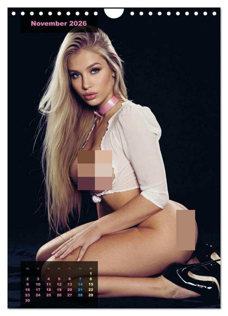 Weitere Ansicht: Blonde Girls typisch pink (Wandkalender 2026 DIN A4 hoch), CALVENDO Monatskalender | Mimi Lyvia, Calvendo