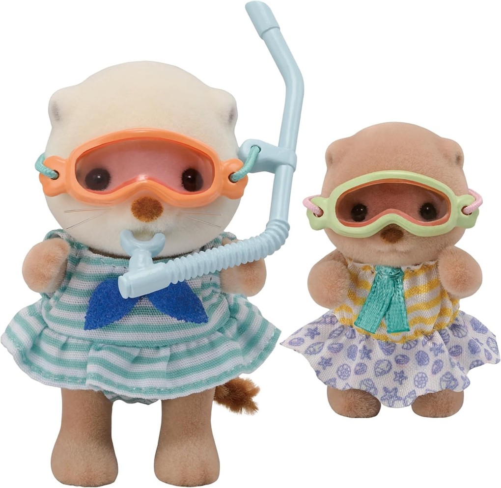 Weitere Ansicht: Sylvanian Families 5804 - Sea Otter Sisters Splashy Snorkel Set, Seeotter Schnorchel Spielset