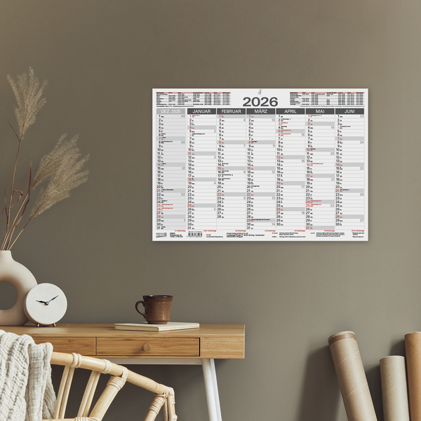 Weitere Ansicht: Tafelkalender A5 "Stabil" 2026