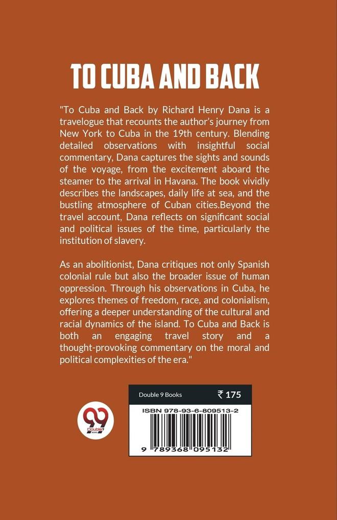 Weitere Ansicht: To Cuba And Back | Richard Henry Dana