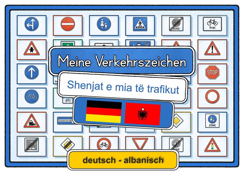 Produktbild: Meine Verkehrszeichen deutsch - albanisch | Helga Momm