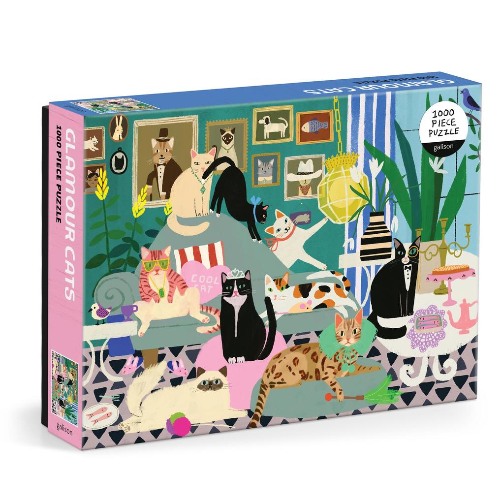 Produktbild: Glamour Cats 1000 Piece Puzzle