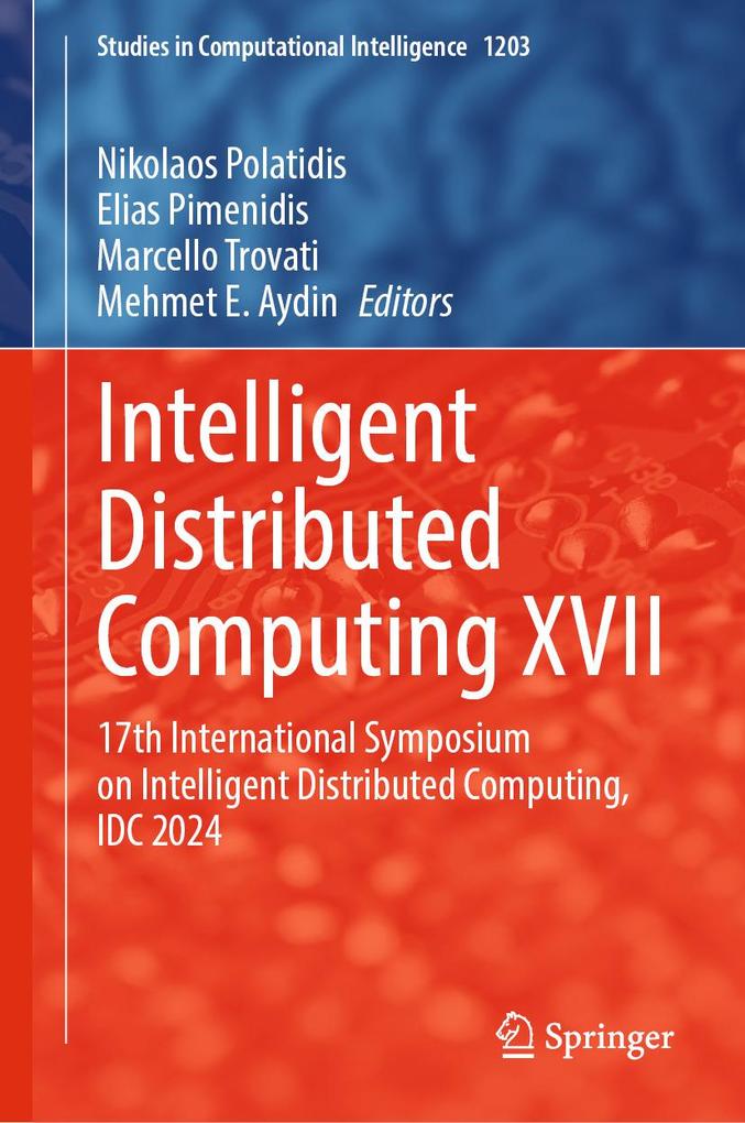 Produktbild: Intelligent Distributed Computing XVII
