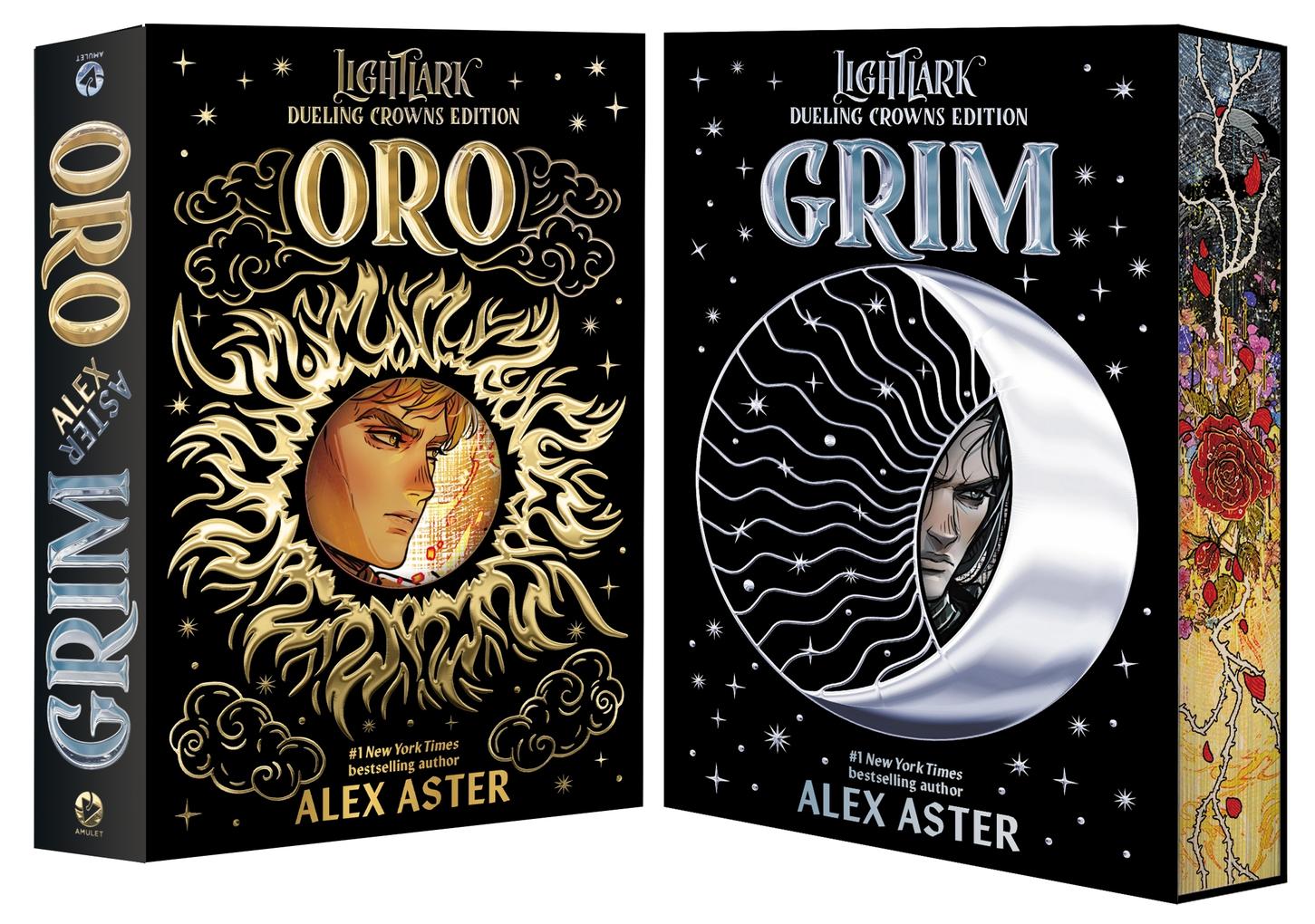 Produktbild: Grim and Oro: Dueling Crowns Edition (A Lightlark Saga Deluxe Companion Book) | Alex Aster