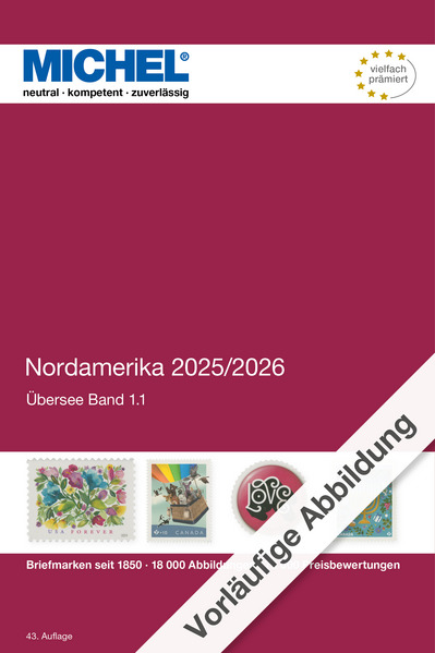Produktbild: Nordamerika 2025/2026 | Michel-Redaktion