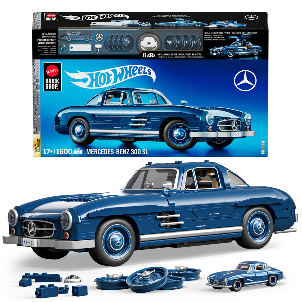 Produktbild: MEGA Showcase Hot Wheels Mercedes-Benz 300SL