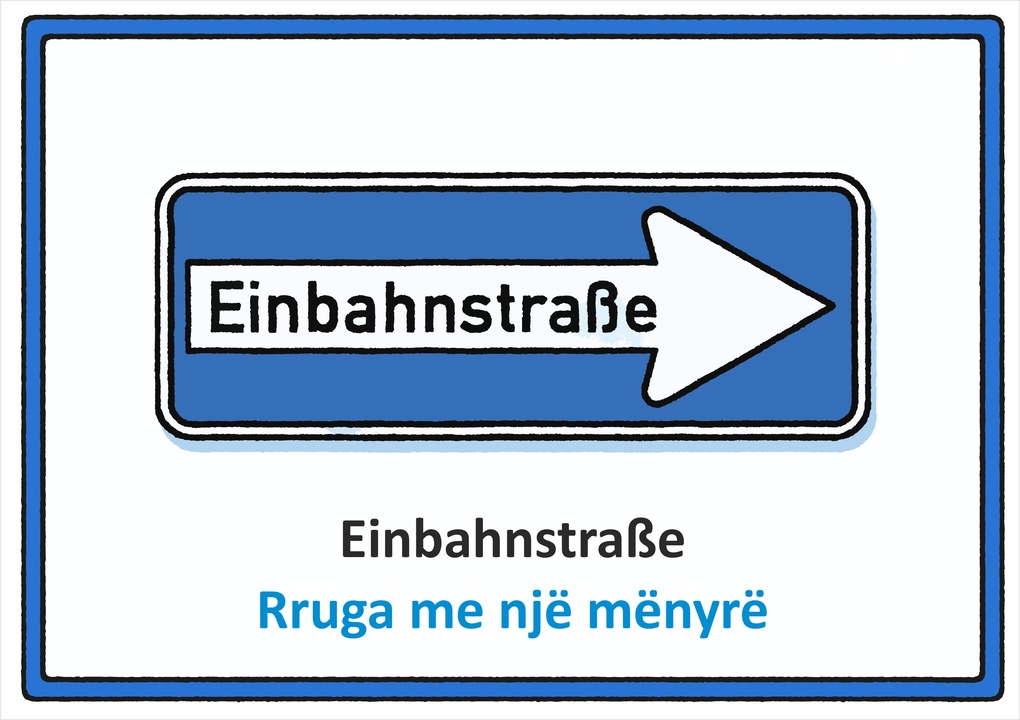 Weitere Ansicht: Meine Verkehrszeichen deutsch - albanisch | Helga Momm