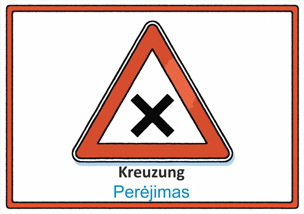 Weitere Ansicht: Meine Verkehrszeichen deutsch - litauisch | Helga Momm