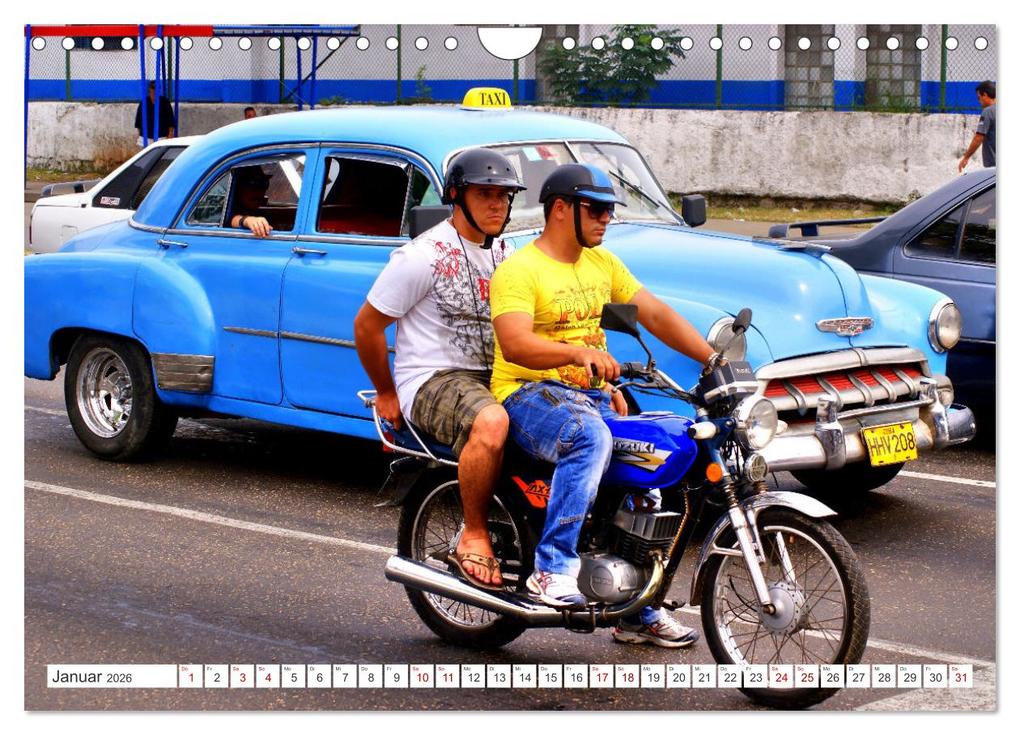 Weitere Ansicht: Made in Japan - Motorrad-Legende Suzuki in Kuba (Wandkalender 2026 DIN A4 quer), CALVENDO Monatskalender | Henning von Löwis of Menar, Calvendo