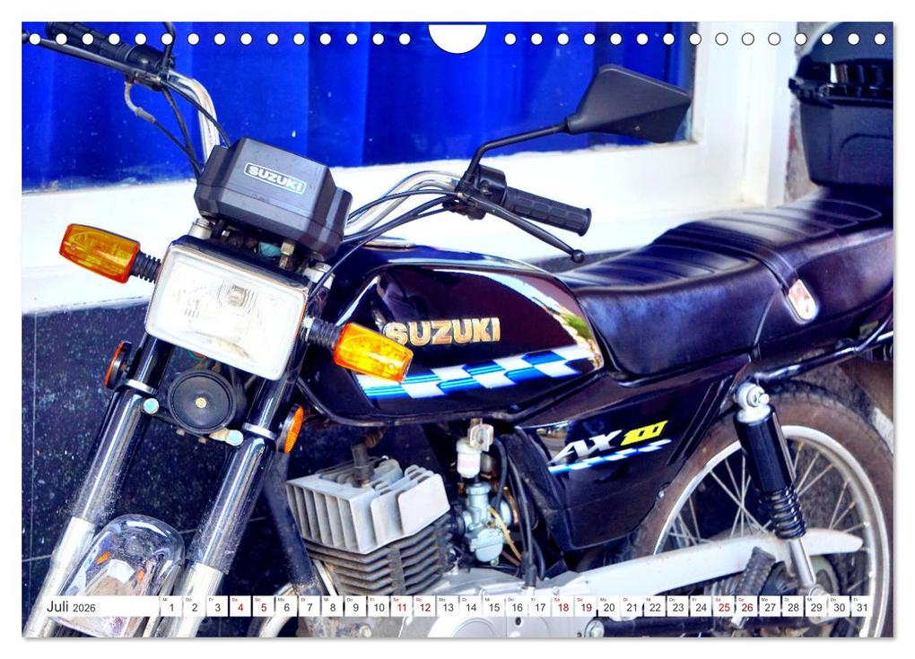 Weitere Ansicht: Made in Japan - Motorrad-Legende Suzuki in Kuba (Wandkalender 2026 DIN A4 quer), CALVENDO Monatskalender | Henning von Löwis of Menar, Calvendo
