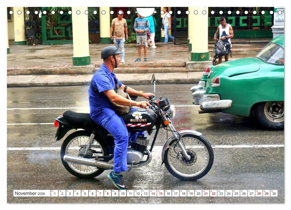 Weitere Ansicht: Made in Japan - Motorrad-Legende Suzuki in Kuba (Wandkalender 2026 DIN A4 quer), CALVENDO Monatskalender | Henning von Löwis of Menar, Calvendo