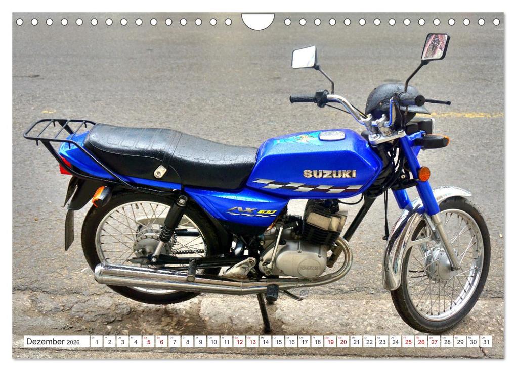 Weitere Ansicht: Made in Japan - Motorrad-Legende Suzuki in Kuba (Wandkalender 2026 DIN A4 quer), CALVENDO Monatskalender | Henning von Löwis of Menar, Calvendo