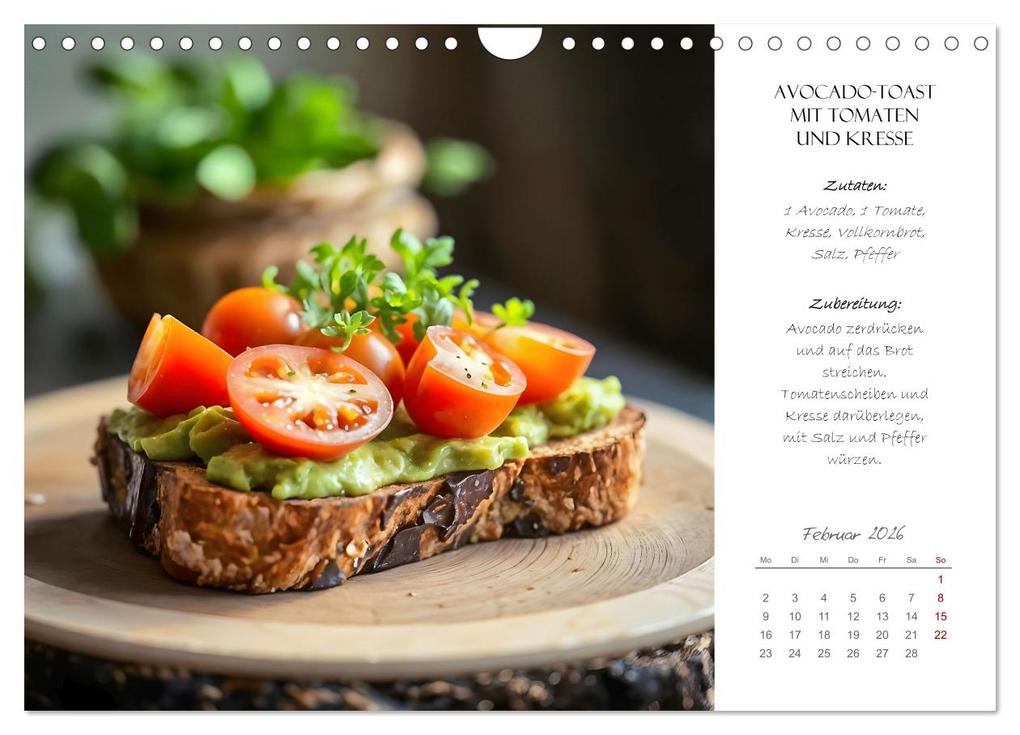 Weitere Ansicht: Superfood Power - Gesunde und leckere Superfood-Snacks (Wandkalender 2026 DIN A4 quer), CALVENDO Monatskalender | Fred Schimak, Calvendo