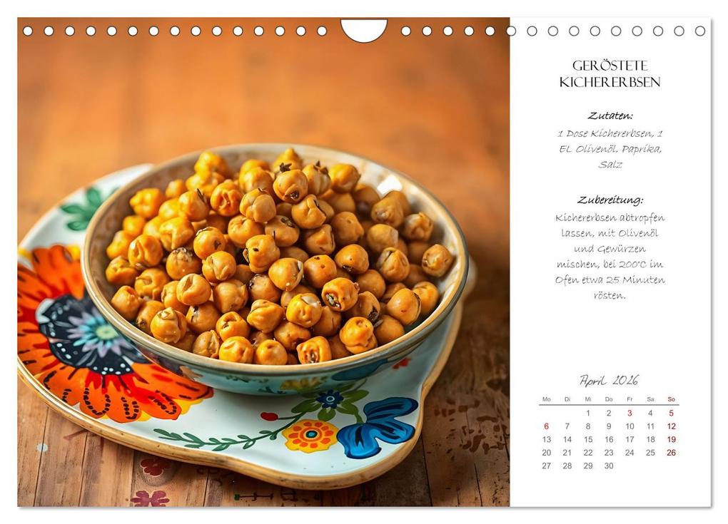 Weitere Ansicht: Superfood Power - Gesunde und leckere Superfood-Snacks (Wandkalender 2026 DIN A4 quer), CALVENDO Monatskalender | Fred Schimak, Calvendo
