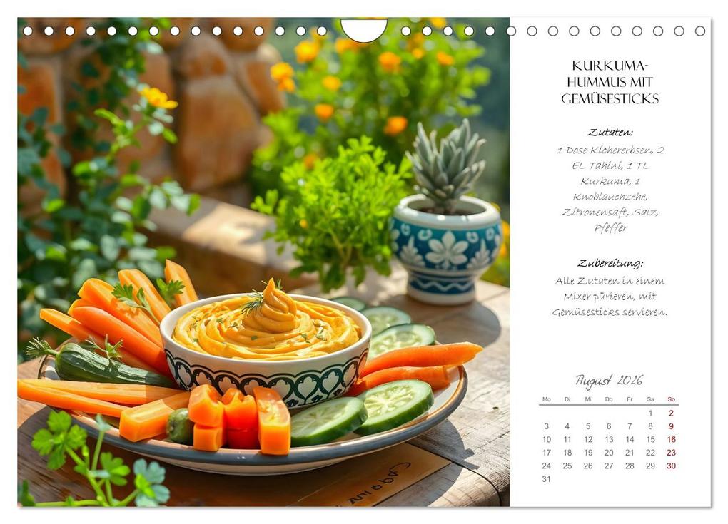 Weitere Ansicht: Superfood Power - Gesunde und leckere Superfood-Snacks (Wandkalender 2026 DIN A4 quer), CALVENDO Monatskalender | Fred Schimak, Calvendo