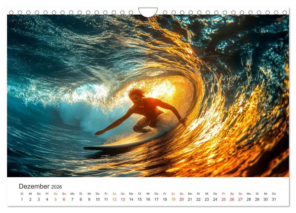 Weitere Ansicht: Surfen - Ride the Wave (Wandkalender 2026 DIN A4 quer), CALVENDO Monatskalender | Peter Roder, Calvendo