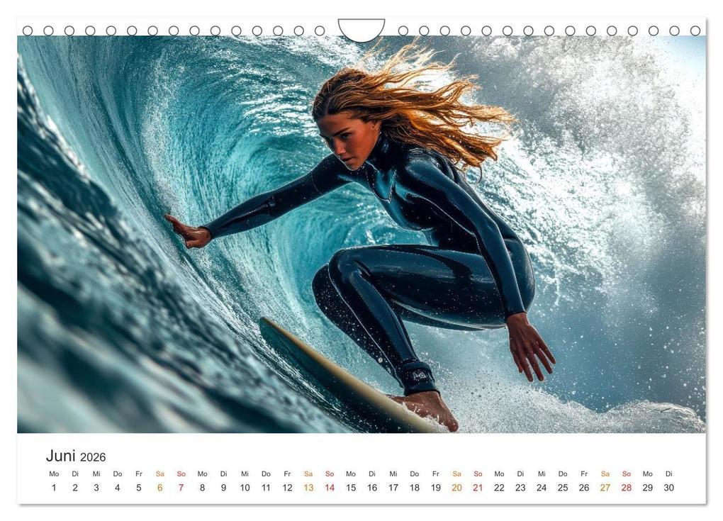 Weitere Ansicht: Surfen - Ride the Wave (Wandkalender 2026 DIN A4 quer), CALVENDO Monatskalender | Peter Roder, Calvendo