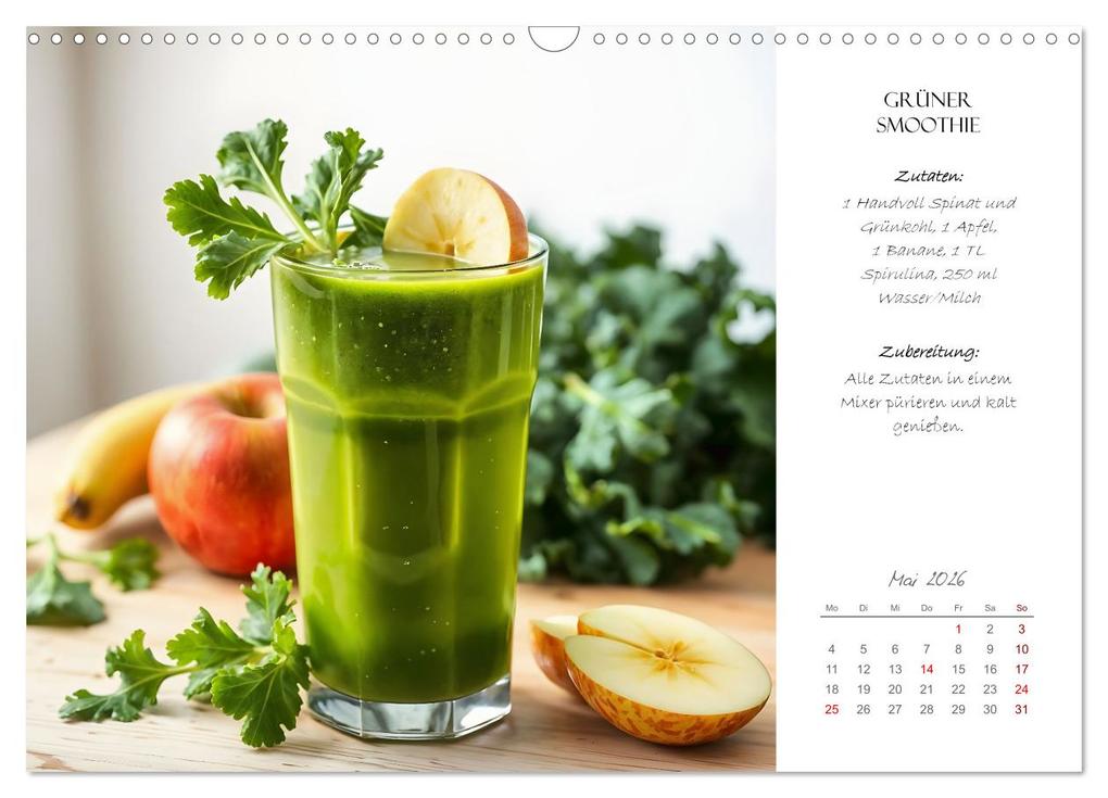 Weitere Ansicht: Superfood Power - Gesunde und leckere Superfood-Snacks (Wandkalender 2026 DIN A3 quer), CALVENDO Monatskalender | Fred Schimak, Calvendo