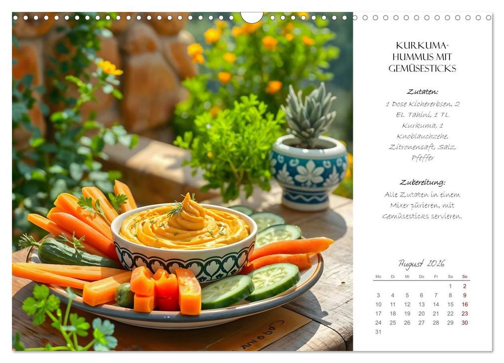 Weitere Ansicht: Superfood Power - Gesunde und leckere Superfood-Snacks (Wandkalender 2026 DIN A3 quer), CALVENDO Monatskalender | Fred Schimak, Calvendo