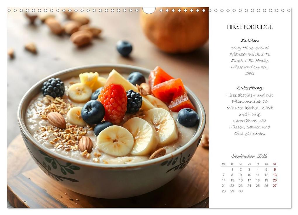Weitere Ansicht: Superfood Power - Gesunde und leckere Superfood-Snacks (Wandkalender 2026 DIN A3 quer), CALVENDO Monatskalender | Fred Schimak, Calvendo