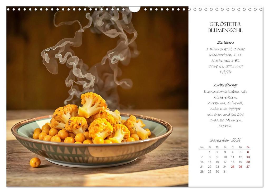 Weitere Ansicht: Superfood Power - Gesunde und leckere Superfood-Snacks (Wandkalender 2026 DIN A3 quer), CALVENDO Monatskalender | Fred Schimak, Calvendo