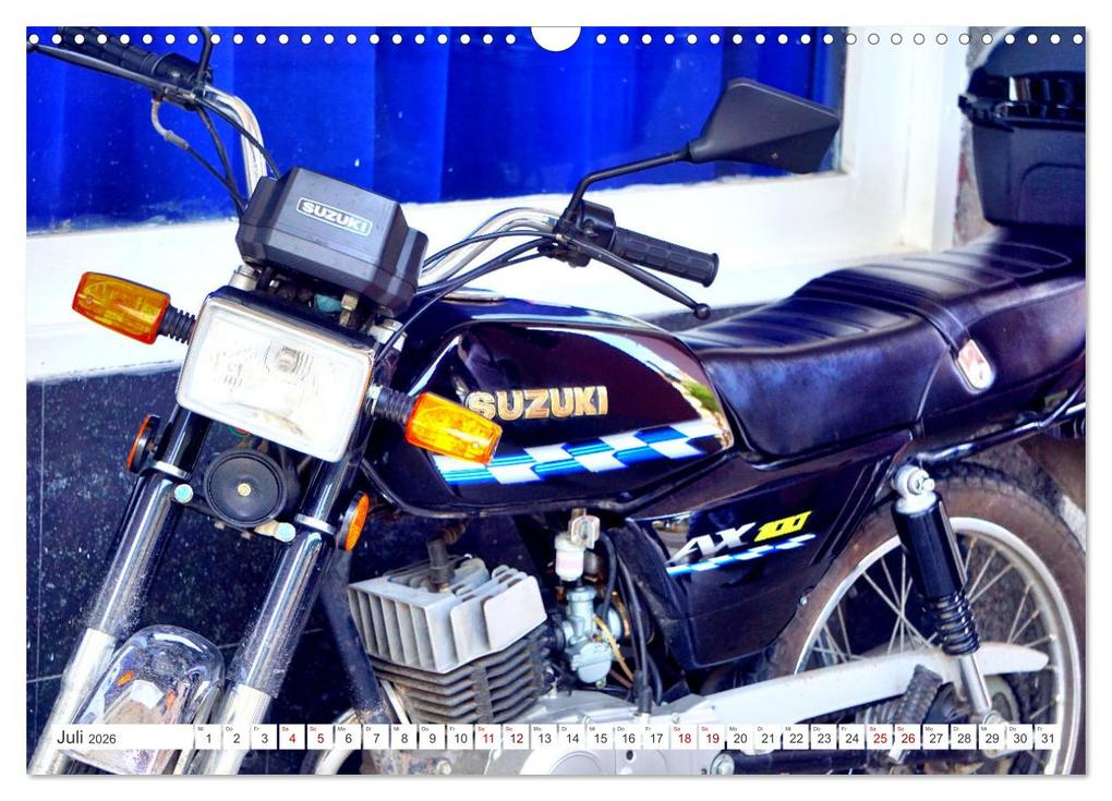 Weitere Ansicht: Made in Japan - Motorrad-Legende Suzuki in Kuba (Wandkalender 2026 DIN A3 quer), CALVENDO Monatskalender | Henning Löwis of Menar, Calvendo