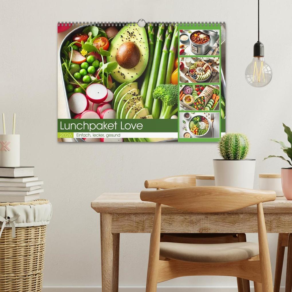 Weitere Ansicht: Lunchpaket Love - Einfach, lecker, gesund (Wandkalender 2026 DIN A3 quer), CALVENDO Monatskalender | Claudia Schimmack, Calvendo