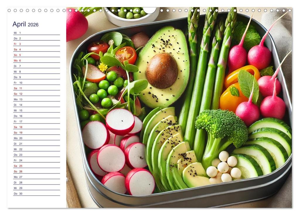 Weitere Ansicht: Lunchpaket Love - Einfach, lecker, gesund (Wandkalender 2026 DIN A3 quer), CALVENDO Monatskalender | Claudia Schimmack, Calvendo
