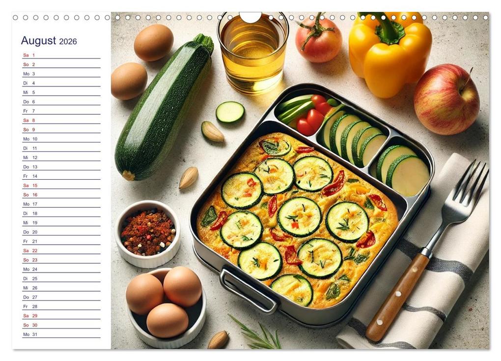 Weitere Ansicht: Lunchpaket Love - Einfach, lecker, gesund (Wandkalender 2026 DIN A3 quer), CALVENDO Monatskalender | Claudia Schimmack, Calvendo