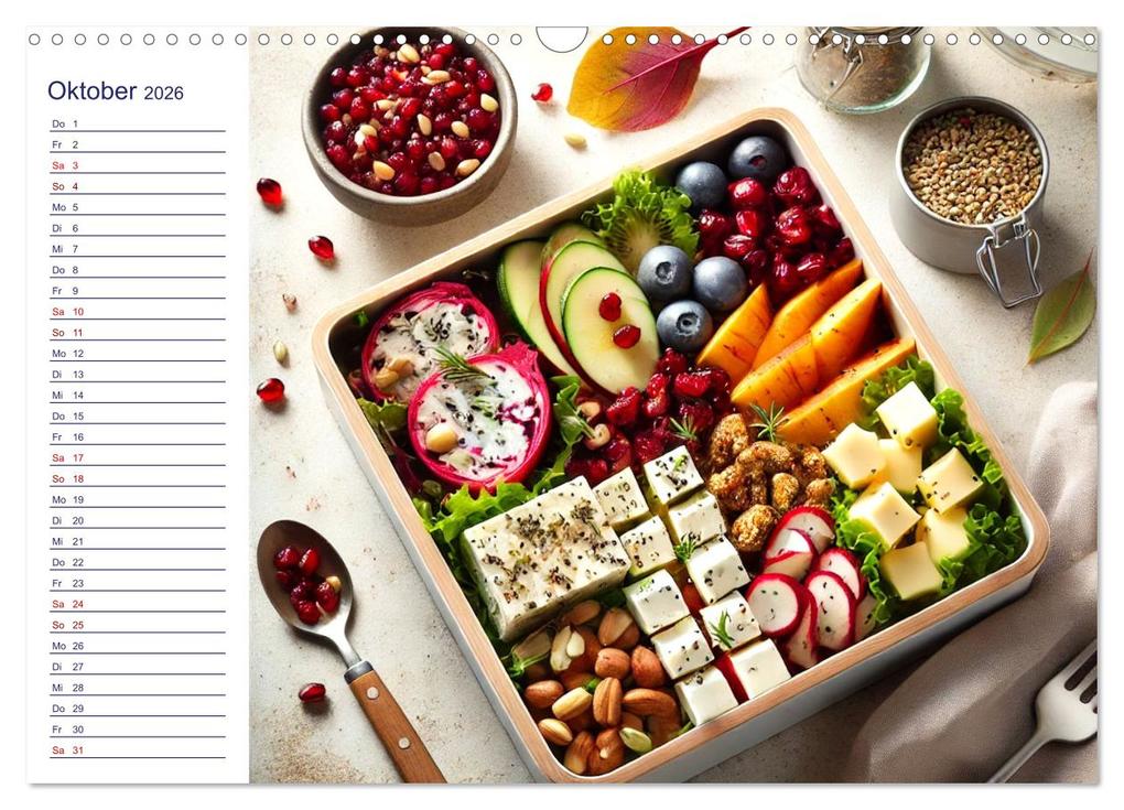 Weitere Ansicht: Lunchpaket Love - Einfach, lecker, gesund (Wandkalender 2026 DIN A3 quer), CALVENDO Monatskalender | Claudia Schimmack, Calvendo