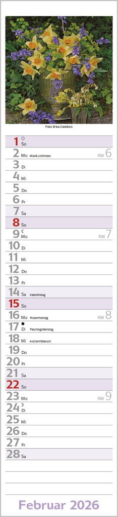 Weitere Ansicht: Flowers Langplaner 2026