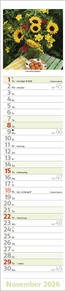 Weitere Ansicht: Flowers Langplaner 2026