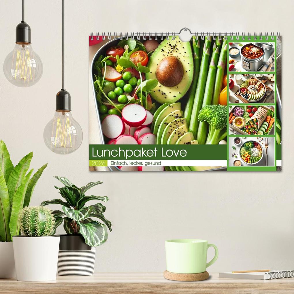 Weitere Ansicht: Lunchpaket Love - Einfach, lecker, gesund (Wandkalender 2026 DIN A4 quer), CALVENDO Monatskalender | Claudia Schimmack, Calvendo