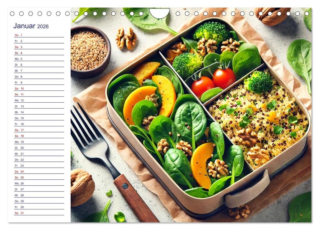 Weitere Ansicht: Lunchpaket Love - Einfach, lecker, gesund (Wandkalender 2026 DIN A4 quer), CALVENDO Monatskalender | Claudia Schimmack, Calvendo