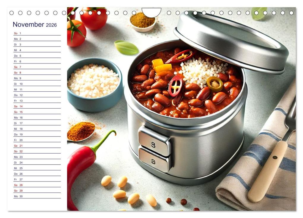 Weitere Ansicht: Lunchpaket Love - Einfach, lecker, gesund (Wandkalender 2026 DIN A4 quer), CALVENDO Monatskalender | Claudia Schimmack, Calvendo