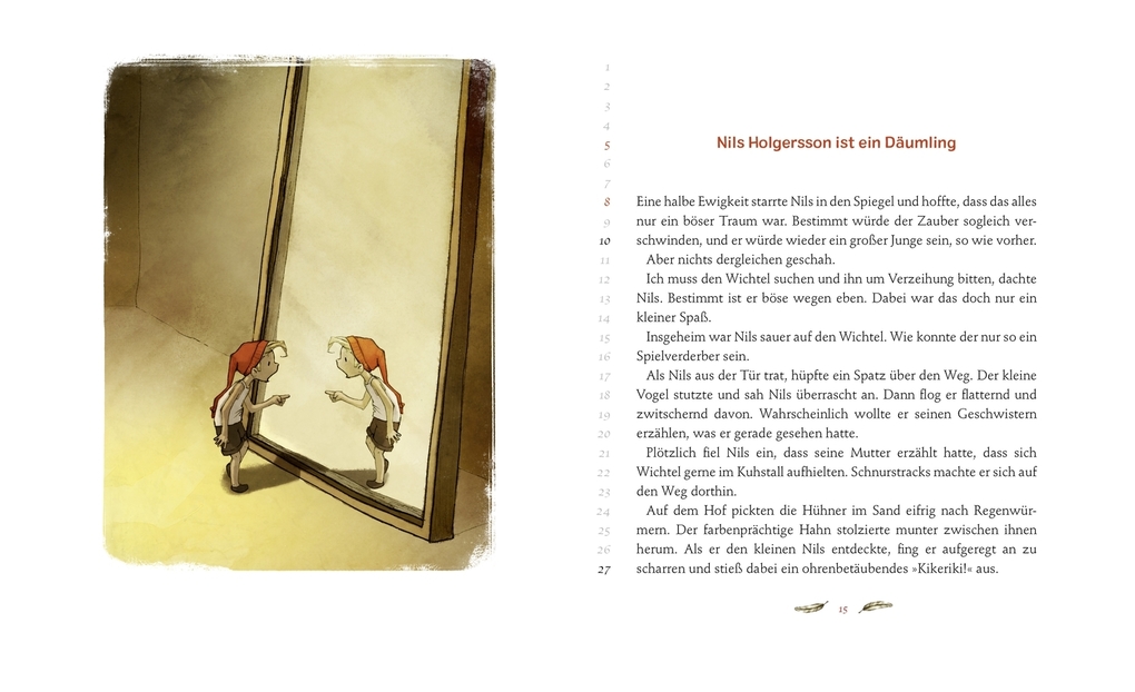 Weitere Ansicht: Klassiker zum Vorlesen. Nils Holgersson | Usch Luhn