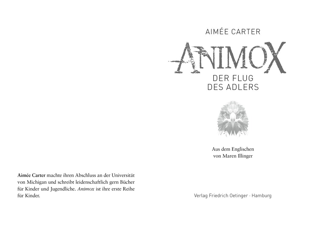 Weitere Ansicht: Animox 5. Der Flug des Adlers | Aimée Carter