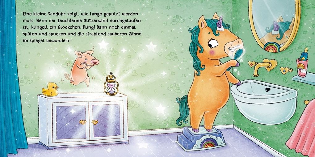 Weitere Ansicht: Weißt du, wie Einhörner ihre Zähne putzen? | Ruby van der Bogen