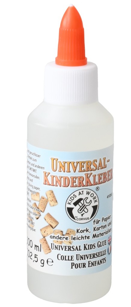 Weitere Ansicht: CORVUS A600546 - Kids at Work, Universal Kinderkleber, Klebstoff auf Wasserbasis, Inhalt 100ml