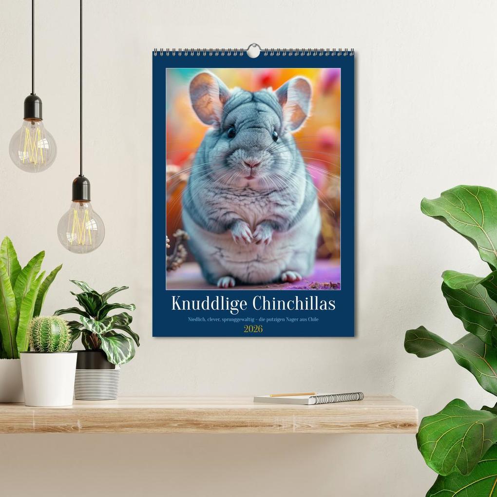 Weitere Ansicht: Knuddlige Chinchillas (Wandkalender 2026 DIN A3 hoch), CALVENDO Monatskalender | Kerstin Waurick, Calvendo