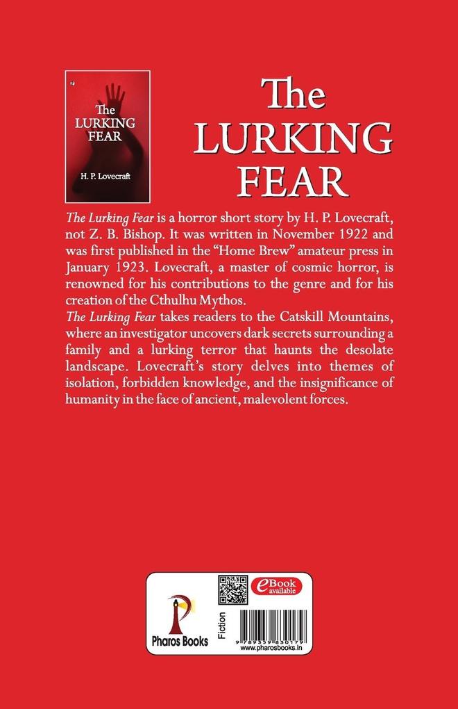Weitere Ansicht: The Lurking Fear | H. P. Lovecraft