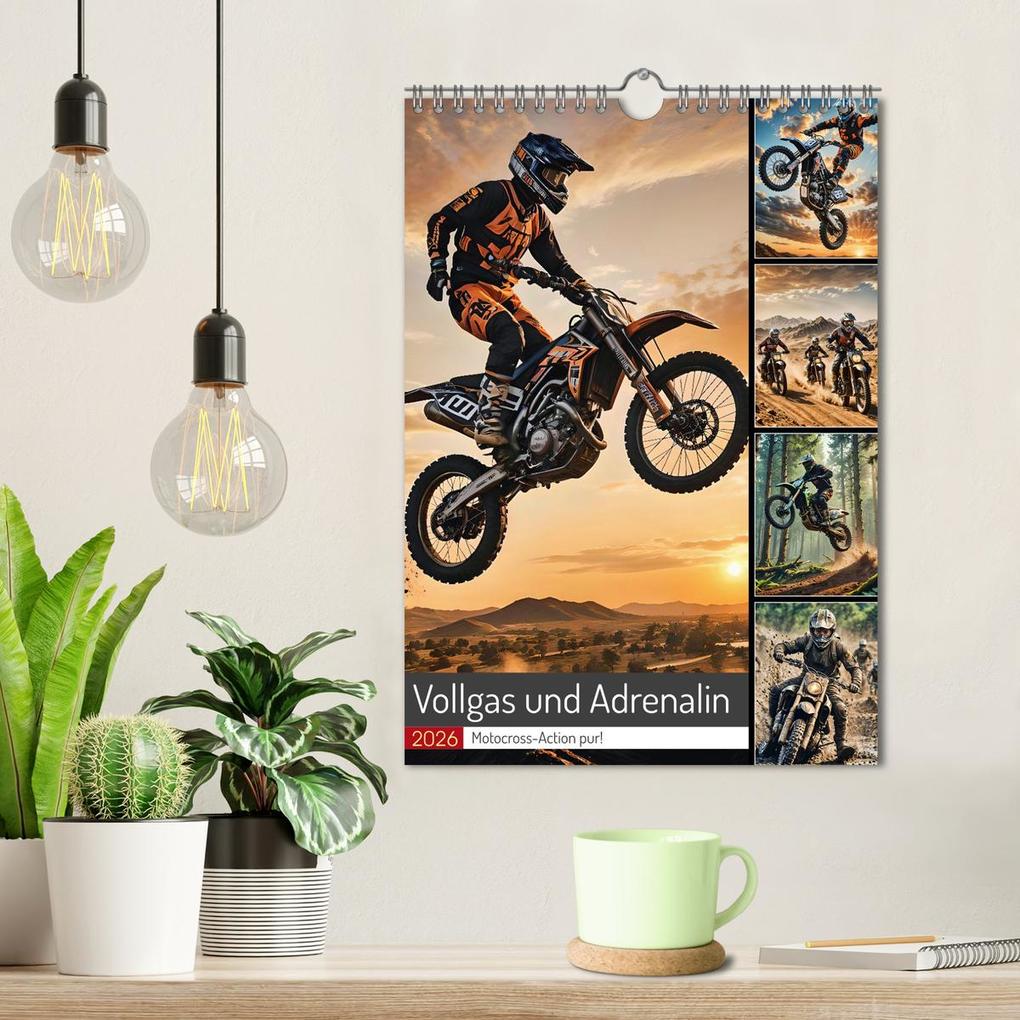 Weitere Ansicht: Vollgas und Adrenalin - Motocross-Action pur! (Wandkalender 2026 DIN A4 hoch), CALVENDO Monatskalender | Andreas Spreider, Calvendo